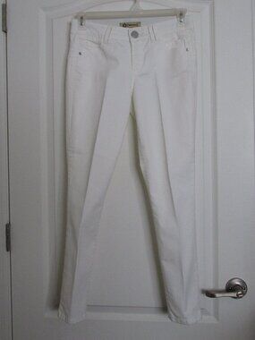 cropped/petite white summer jeans